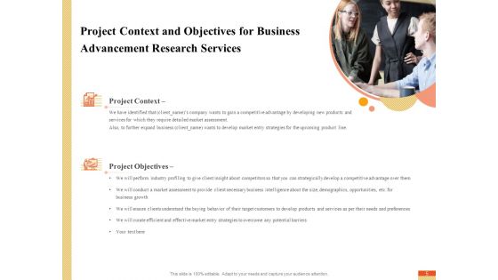 Research Advancement Services Proposal Ppt PowerPoint Presentation Complete Deck With Slides