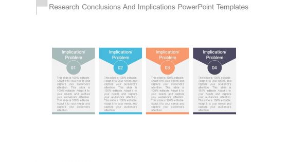 Research Conclusions And Implications Powerpoint Templates