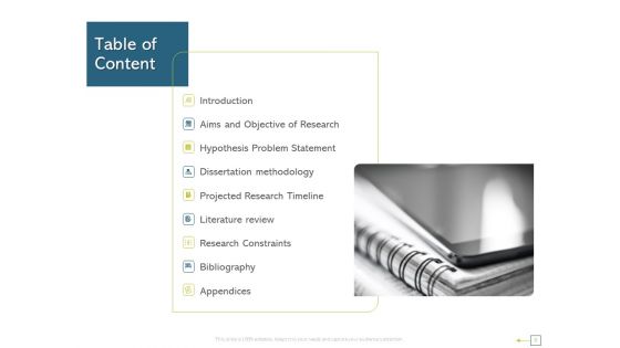 Research Proposal For A Dissertation Or Thesis Ppt PowerPoint Presentation Complete Deck With Slides