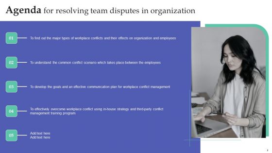 Resolving Team Disputes In Organization Ppt PowerPoint Presentation Complete Deck With Slides