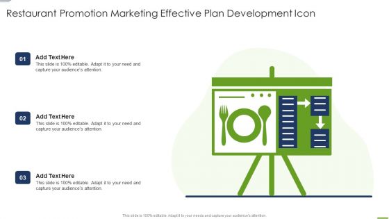 Restaurant Promotion Marketing Effective Plan Development Icon Ideas PDF Restaurant Promotion Marketing Effective Plan Development Icon Ideas PDF