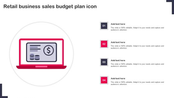 Retail Business Sales Budget Plan Icon Background PDF Retail Business Sales Budget Plan Icon Background PDF