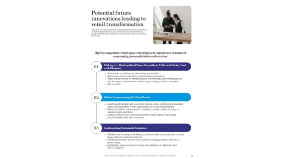 Retail Engagement Management Playbook Template
