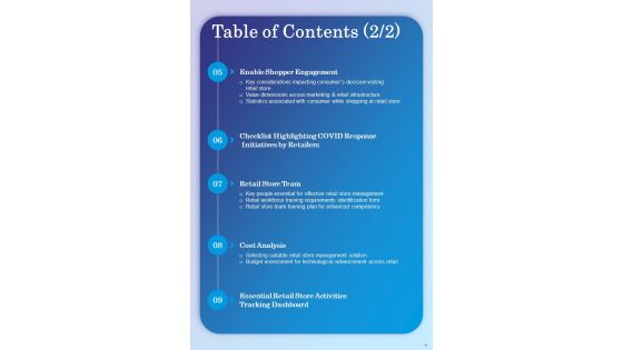 Retail Engagement Management Playbook Template