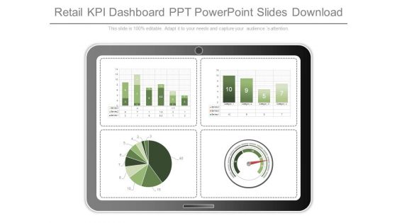 Retail Kpi Dashboard Ppt Powerpoint Slides Download