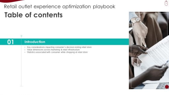 Retail Outlet Experience Optimization Playbook Ppt PowerPoint Presentation Complete With Slides
