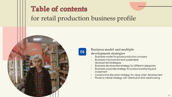 Retail Production Business Profile Ppt PowerPoint Presentation Complete Deck With Slides