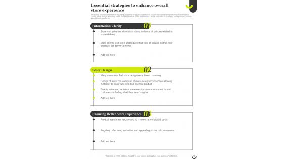 Retail Store Engagement Enhancement Techniques Playbook Template