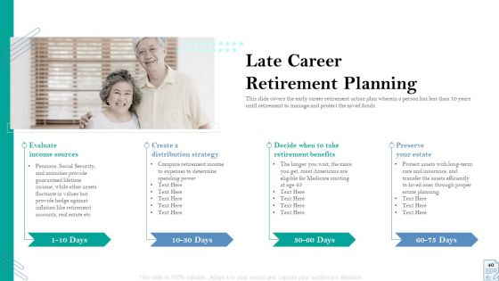 Retirement Insurance Benefit Plan Ppt PowerPoint Presentation Complete Deck With Slides