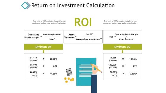 Return On Investment Calculation Planning Ppt PowerPoint Presentation Professional Good