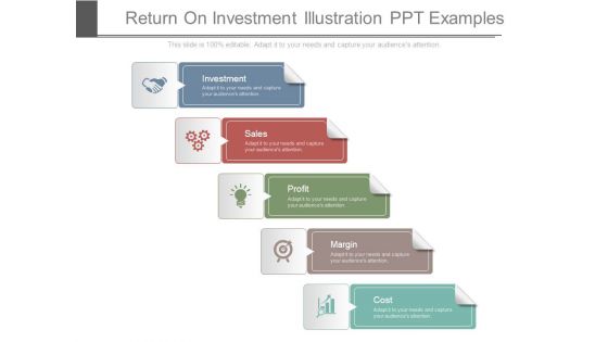 Return On Investment Illustration Ppt Examples