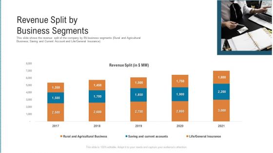 Revenue Split By Business Segments Elements PDF