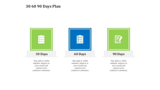 Reverse Logistics Management 30 60 90 Days Plan Ppt Pictures Deck PDF