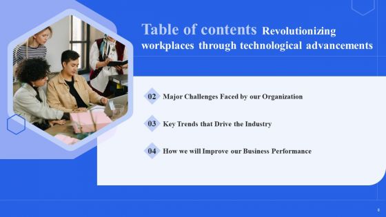 Revolutionizing Workplaces Through Technological Advancements Ppt PowerPoint Presentation Complete Deck With Slides