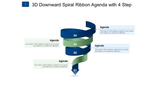 Ribbon Agenda Slides For Meeting Growth Target Ppt PowerPoint Presentation Complete Deck