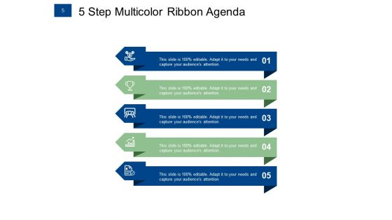 Ribbon Agenda Slides For Meeting Growth Target Ppt PowerPoint Presentation Complete Deck