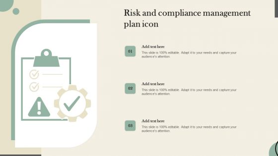 Risk And Compliance Management Plan Icon Microsoft PDF Risk And Compliance Management Plan Icon Microsoft PDF