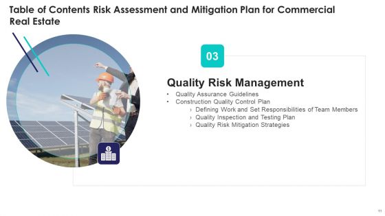 Risk Assessment And Mitigation Plan For Commercial Real Estate Ppt PowerPoint Presentation Complete Deck With Slides