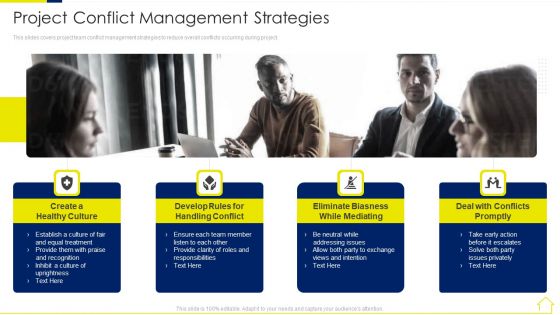 Risk Assessment Methods Real Estate Development Project Project Conflict Management Strategies Graphics PDF