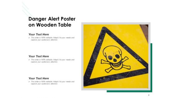 Risk Hazard Toxic Material Wooden Table Ppt PowerPoint Presentation Complete Deck