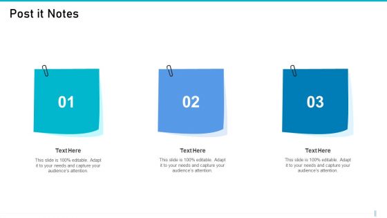 Risk Management For Organization Essential Assets Post It Notes Demonstration PDF