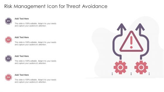 Risk Management Icon For Threat Avoidance Information PDF Risk Management Icon For Threat Avoidance Information PDF