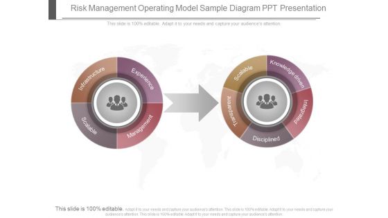 Risk Management Operating Model Sample Diagram Ppt Presentation