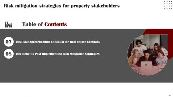 Risk Mitigation Strategies For Property Stakeholders Ppt PowerPoint Presentation Complete With Slides