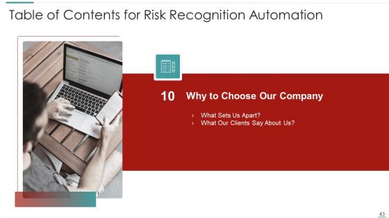 Risk Recognition Automation Ppt PowerPoint Presentation Complete Deck With Slides