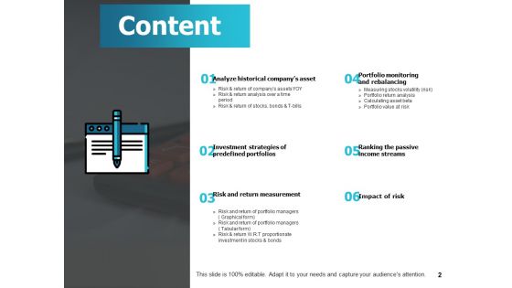 Risk Return Trade Off Ppt PowerPoint Presentation Complete Deck With Slides