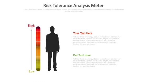 Risk Tolerance Analysis Meter Ppt Slides