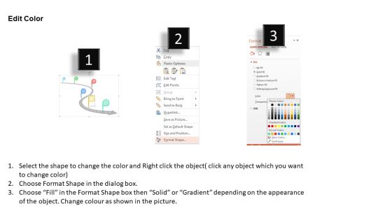 Roadmap Design With Infographics Powerpoint Templates