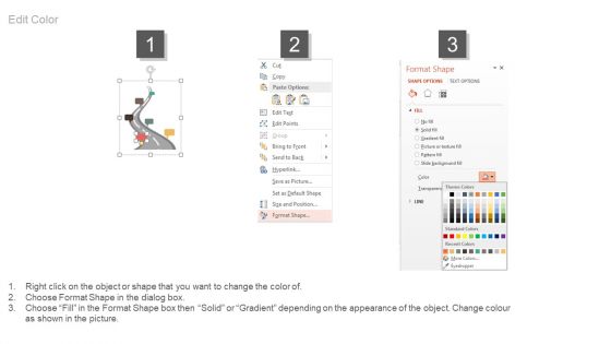 Roadmap Diagram With Icons For Business Milestones Powerpoint Slides