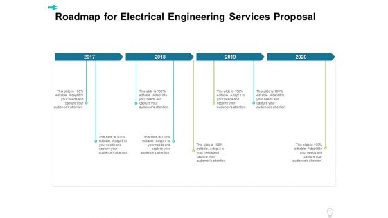 Roadmap For Electrical Engineering Services Proposal Ppt Inspiration Smartart PDF