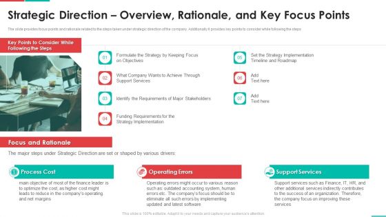Roadmap For Financial Accounting Transformation Strategic Direction Overview Rationale And Key Brochure PDF