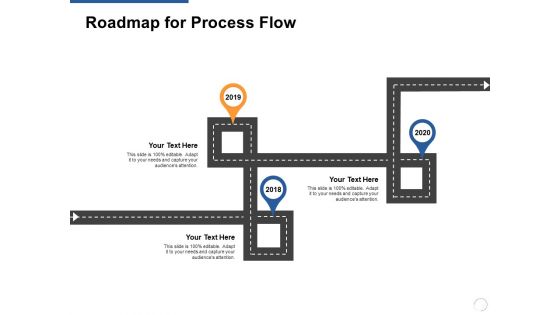 Roadmap For Process Flow 2018 To 2020 Ppt PowerPoint Presentation Infographic Template Designs