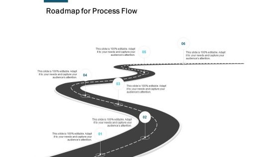Roadmap For Process Flow Ppt Powerpoint Presentation Icon Portfolio