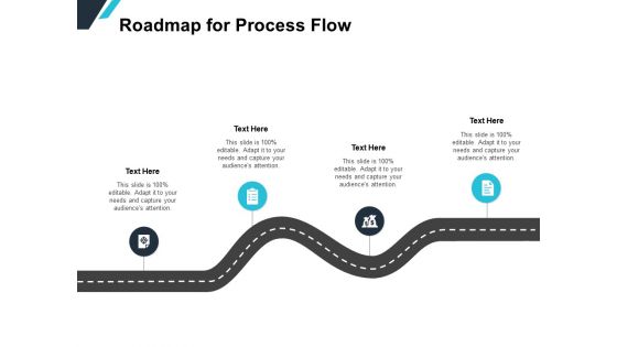 Roadmap For Process Flow Ppt PowerPoint Presentation Pictures Example File