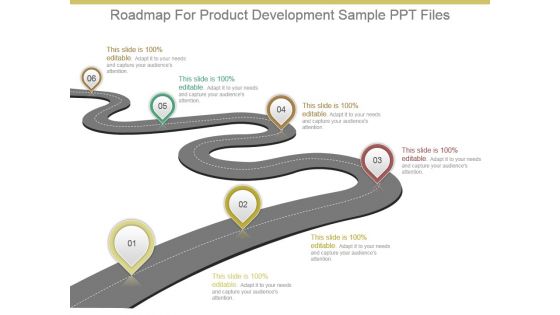 Roadmap For Product Development Sample Ppt Files