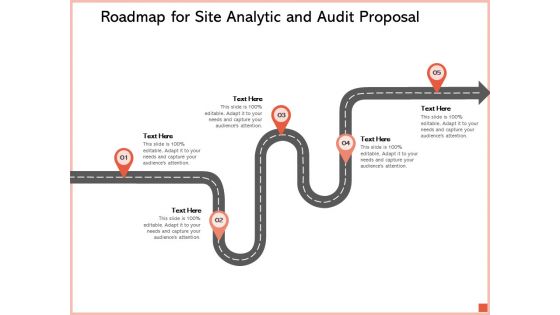 Roadmap For Site Analytic And Audit Proposal Ppt Summary Outline PDF