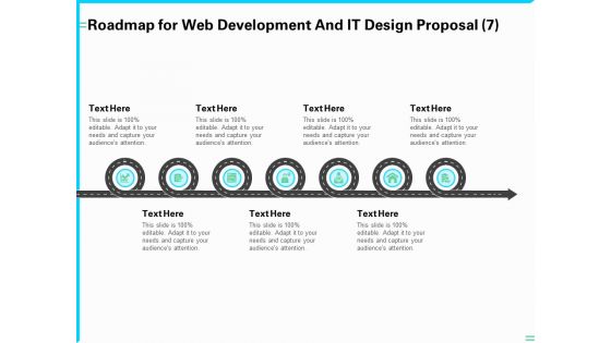 Roadmap For Web Development And IT Design Proposal Seven Process Ppt PowerPoint Presentation File Show PDF
