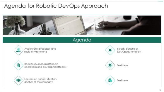 Robotic Devops Approach Ppt PowerPoint Presentation Complete Deck With Slides