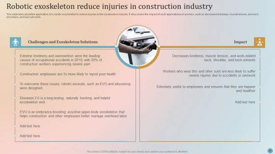 Robotic Exoskeletons IT Ppt PowerPoint Presentation Complete Deck With Slides