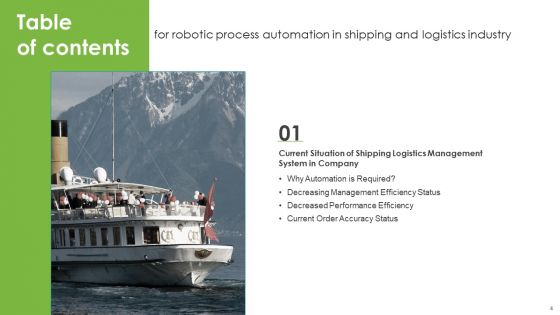 Robotic Process Automation In Shipping And Logistics Industry Ppt PowerPoint Presentation Complete Deck With Slides