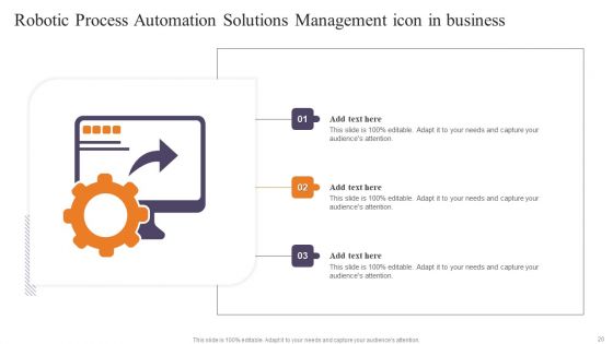 Robotic Process Automation Solutions Management Ppt PowerPoint Presentation Complete Deck With Slides