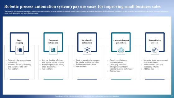 Robotic Process Automation System Ppt PowerPoint Presentation Complete Deck With Slides