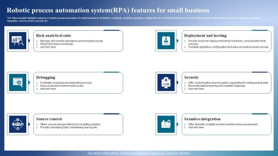 Robotic Process Automation Systemrpa Features For Small Business Rules PDF
