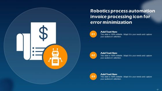 Robotics Process Automation Invoice Processing Ppt PowerPoint Presentation Complete Deck With Slides