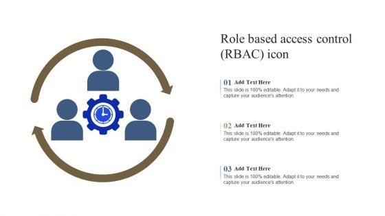 Role Based Access Control RBAC Icon Access Control Brochure PDF