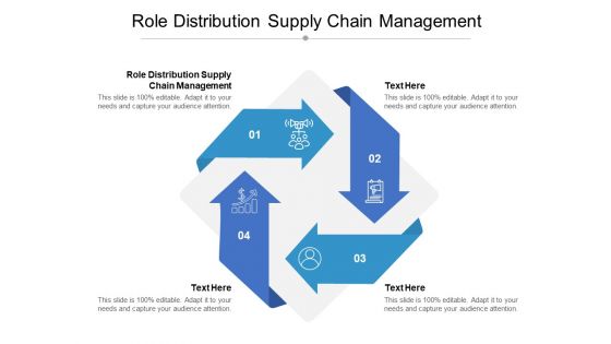 Role Distribution Supply Chain Management Ppt PowerPoint Presentation Model Guidelines Cpb